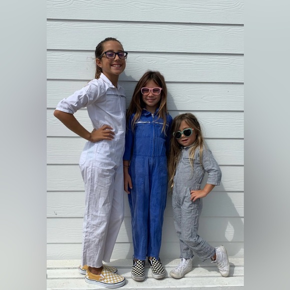 Jen’s Pirate Booty Little Pirates Little Palmetto Station Suit in White Wash XL - Picture 1 of 10